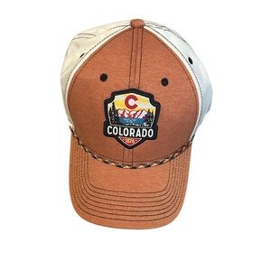 Colorado 1876 Orange and White Hat